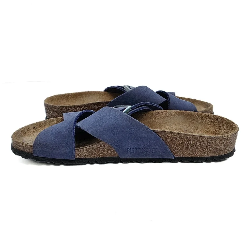 Birkenstock Salina Purple Nubuck Leather Sandals Womens EU 37 US 6-6.5 M/N